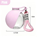 Anti-leak Dog Water Bottle 285ml Outdoor Travel Portable Pet Drinking Bowl Hanging Lanyard Puppy Walking Water Feeder