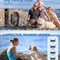 Dog Training Collar with Remote Control 1600FT IP67 Waterproof Electric Dog Collar For Pet Dog Bark Control Stop Collar