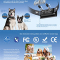 Dog Training Collar with Remote Control 1600FT IP67 Waterproof Electric Dog Collar For Pet Dog Bark Control Stop Collar
