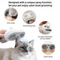 Upgraded Pet Spray Grooming Comb Steamy Floating Hair Removal Cleaning Steam Brush