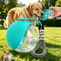 Anti-leak Dog Water Bottle 285ml Outdoor Travel Portable Pet Drinking Bowl Hanging Lanyard Puppy Walking Water Feeder