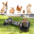 Multi-Shape Cat Tunnels Tents Cubes with Play Ball Collapsible Outside Playpen Tunnel for Kitty Dog Outdoor Indoor Play House