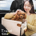 Puppy Dog Car Seat Travel Central Control Portable Pet Carrier for Small Dogs Chihuahua Teddy Cats Car Transport Dog Accessories