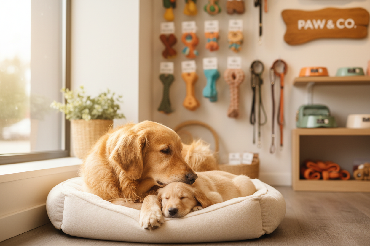 Dog and Puppy